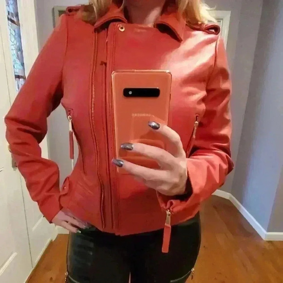 Genuine leather jacket new with tag - Picture 6 of 12